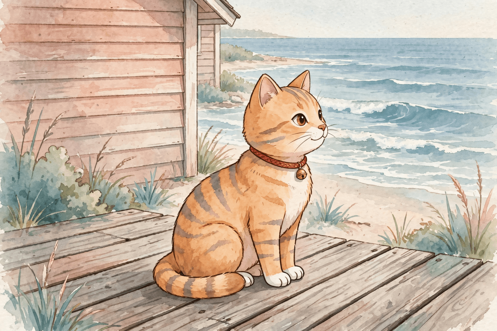 Milo the Cat Teaches Luka the Seagull to Fly